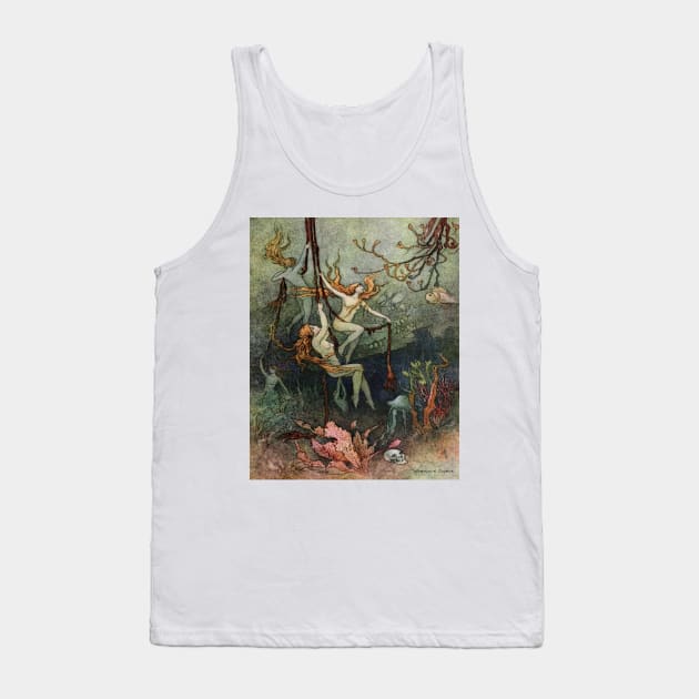 Warwick Goble Fairy Tale Artwork Tank Top by PaperMoonGifts